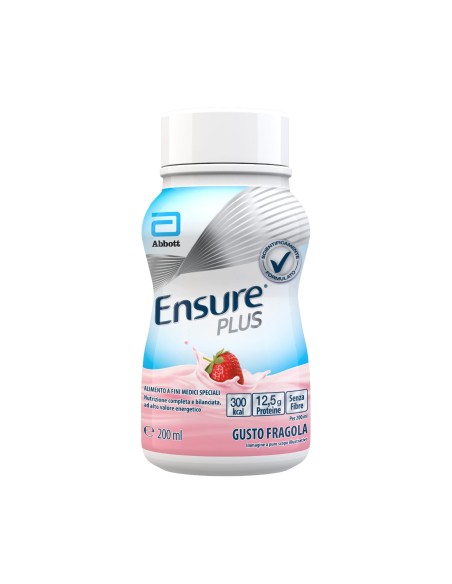 ENSURE PLUS FRAGOLA 4 BOTTIGLE DA 200 ML