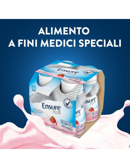 ENSURE PLUS FRAGOLA 4 BOTTIGLE DA 200 ML