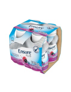 ENSURE PLUS FRUTTI DI BOSCO 4 BOTTIGLIE DA 200 ML
