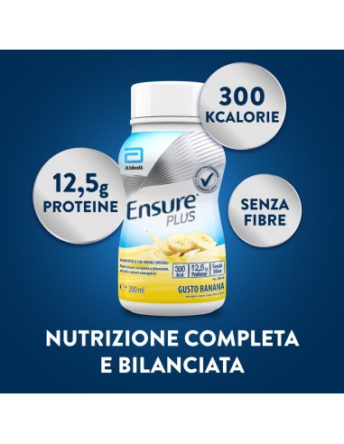 ENSURE PLUS BANANA 4 BOTTIGLIE DA 200 ML