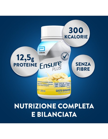 ENSURE PLUS BANANA 4 BOTTIGLIE DA 200 ML