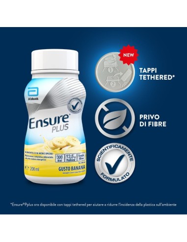ENSURE PLUS BANANA 4 BOTTIGLIE DA 200 ML