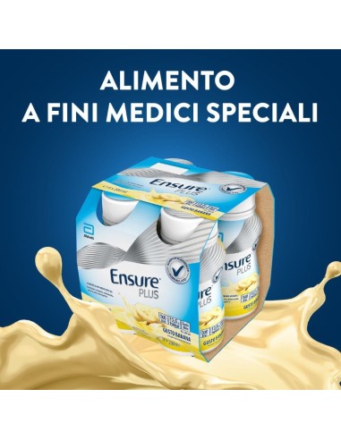 ENSURE PLUS BANANA 4 BOTTIGLIE DA 200 ML