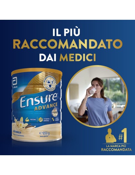 ENSURE ADVANCE VANIGLIA 850 G