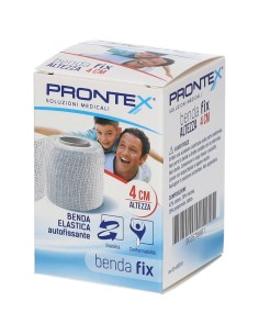 BENDA ELASTICA PRONTEX FIX AUTOFISSANTE 4 CM DI ALTEZZA PER 4 METRI IN ESTENSIONE