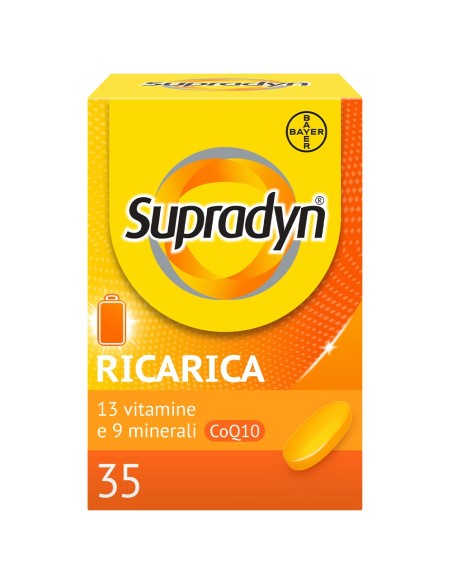 Supradyn Ricarica Integratore Multivitaminico Completo Vitamine e Minerali, 35 Compresse