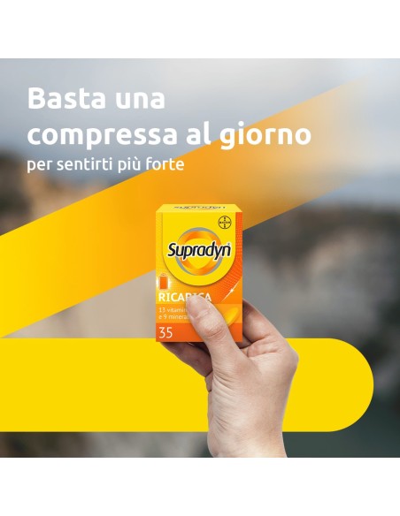 Supradyn Ricarica Integratore Multivitaminico Completo Vitamine e Minerali, 35 Compresse