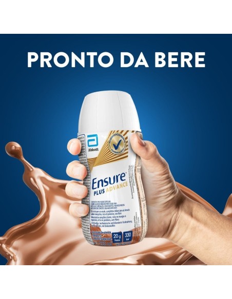 ENSURE PLUS ADVANCE CIOCCOLATO 4 BOTTIGLIE DA 220 ML