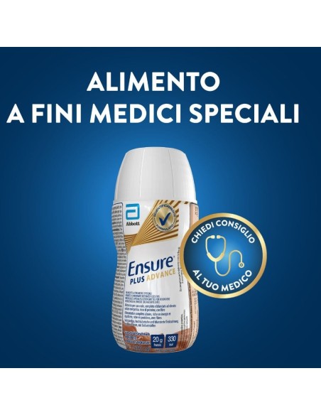 ENSURE PLUS ADVANCE CIOCCOLATO 4 BOTTIGLIE DA 220 ML