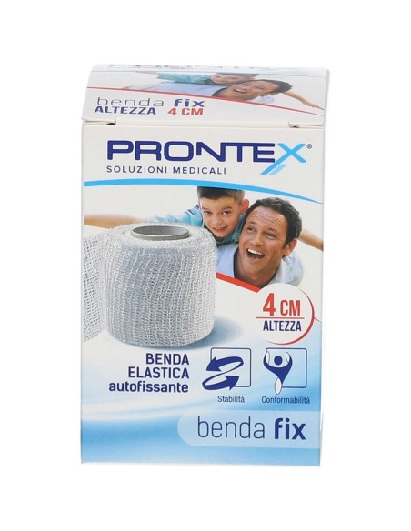 BENDA ELASTICA PRONTEX FIX AUTOFISSANTE 4 CM DI ALTEZZA PER 4 METRI IN ESTENSIONE