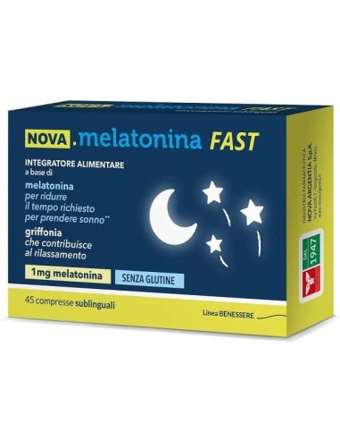 NOVA MELATONINA FAST 45 COMPRESSE 1MG DI MELATONINA