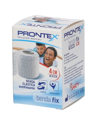 BENDA ELASTICA PRONTEX FIX AUTOFISSANTE 4 CM DI ALTEZZA PER 4 METRI IN ESTENSIONE