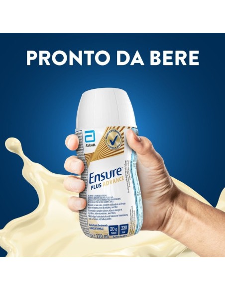 ENSURE PLUS ADVANCE VANIGLIA 4 BOTTIGLIE DA 220 ML