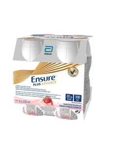 ENSURE PLUS ADVANCE FRAGOLA 4 BOTTIGLIE DA 220 ML