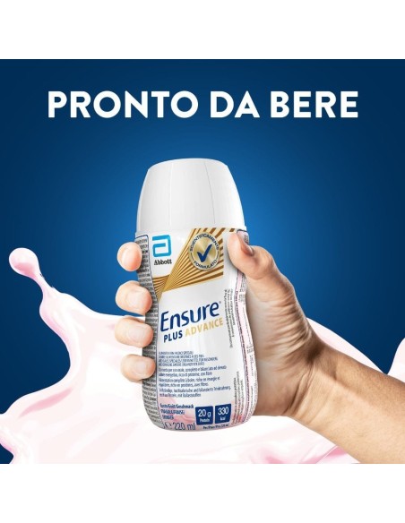 ENSURE PLUS ADVANCE FRAGOLA 4 BOTTIGLIE DA 220 ML