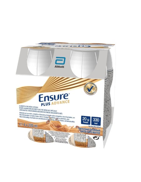 ENSURE PLUS ADVANCE CAFFE' 4 BOTTIGLIE DA 220 ML