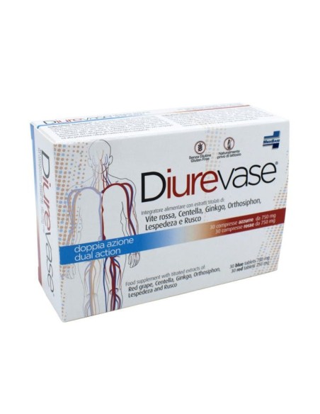 DIUREVASE 60 COMPRESSE 750 MG