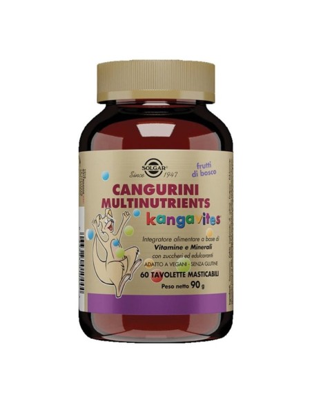 CANGURINI MULTINUTRIENTS FRUTTI TROPICALI 60 TAVOLETTE