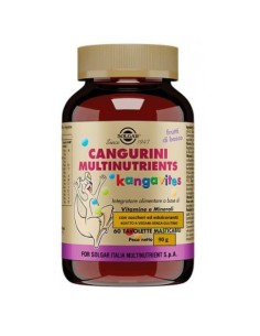 CANGURINI MULTINUTRIENTS FRUTTI BOSCO 60 TAVOLETTE MASTICABILI