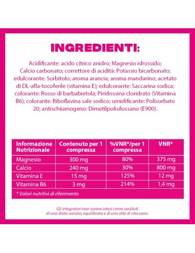 Buscofen Premestruale Integratore Alimentare, Magnesio, Vitamina B6, Vitamina E, Calcio, per i Giorni Prima Del Ciclo, 15 cpr ef