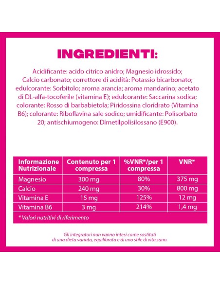 Buscofen Premestruale Integratore Alimentare, Magnesio, Vitamina B6, Vitamina E, Calcio, per i Giorni Prima Del Ciclo, 15 cpr ef