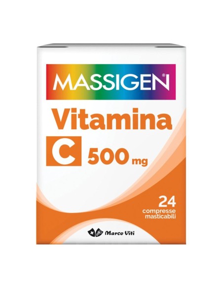 MASSIGEN C VITI 500 MG 24 COMPRESSE MASTICABILI