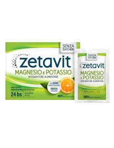 ZETAVIT MAGNESIO POTASSIO SENZA ZUCCHERO 24 BUSTINE DA 6 G