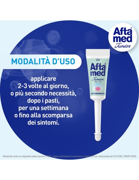 GEL AFTAMED JUNIOR ACIDO IALURONICO 10 ML