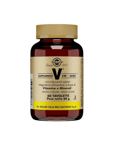 SUPPLEMENT VM 2000 60 TAVOLETTE