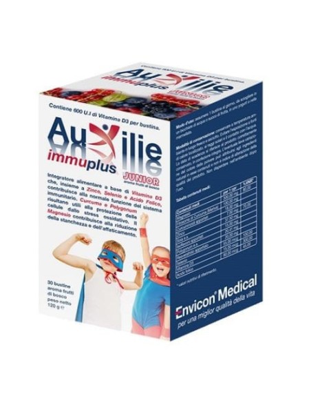 AUXILIE IMMUPLUS JUNIOR SOLUBILE 30 STICK PACK