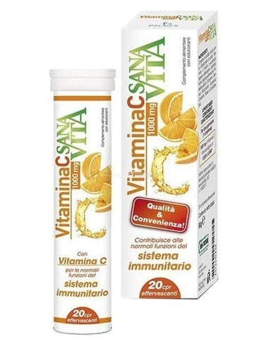 SANAVITA VITAMINA C 20 COMPRESSE EFFERVESCENTI