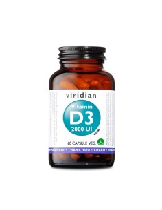 VIRIDIAN VITAMIN D3 2000IU 60CPS