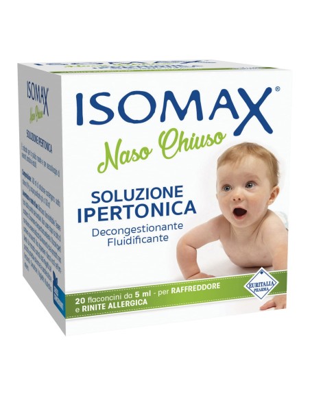 SOLUZIONE IPERTONICA ISOMAX NASO CHIUSO 20 FLACONCINI DA 5 ML