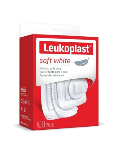 LEUKOPLAST SOFT WHITE 40 PEZZI ASSORTITI