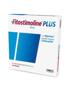 GARZA FITOSTIMOLINE PLUS 10X10 CM 10 PEZZI