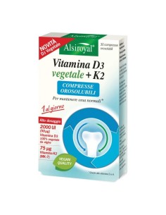 ALSIROYAL VITAMINA D3+K2 30 COMPRESSE OROSOLUBILI