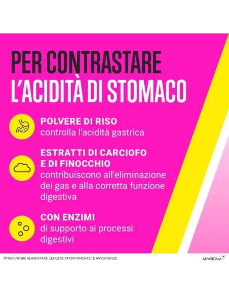 BIOCHETASI ACIDITA' E DIGESTIONE 20 COMPRESSE MASTICABILI AROMA LIMONE