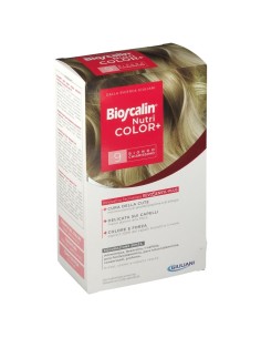 BIOSCALIN NUTRICOLOR PLUS 9 BIONDO CHIARISSIMO CREMA COLORANTE 40 ML + RIVELATORE CREMA 60 ML + SHAMPOO 12 ML + TRATTAMENTO FINA