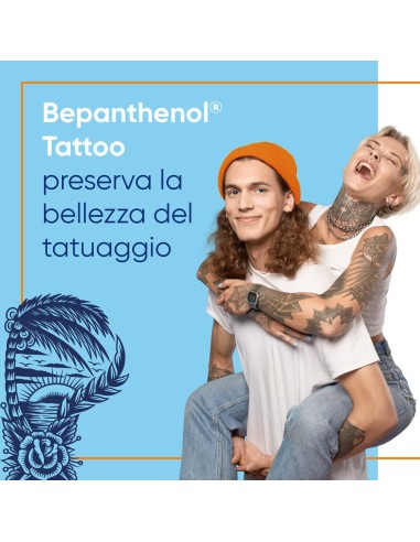 Bepanthenol Tattoo Pasta Trattamento Intensivo Cura Tatuaggio Idratante e Protettiva 100g