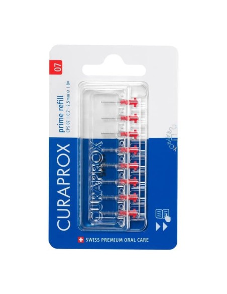 CURAPROX CPS 07 SCOVOLINO PRIME REFILL RED 8 PEZZI