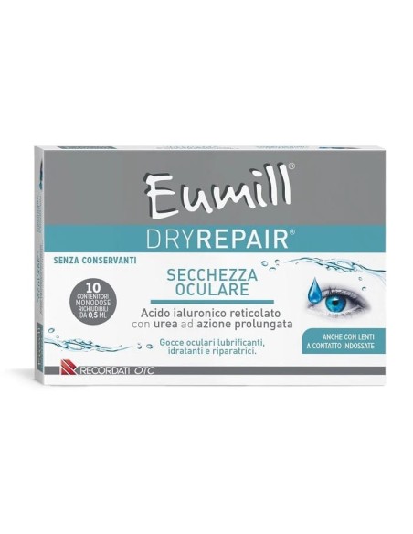 EUMILL DRYREPAIR GOCCE OCULARI 10 PEZZI DA 0,5 ML