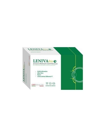 LENIVA BIOSECUR GARZE OFTALMICHE 20 PEZZI