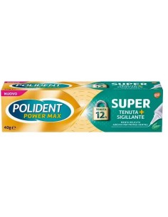 POLIDENT SUPER TENUTA+SIGILLANTE MENTA DELICATA ADESIVO PROTESI DENTALE 40 G