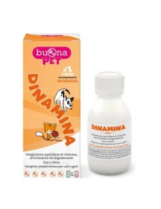 DINAMINA CANI GATTI FLACONE CON SIRINGA DOSATRICE IN PASTA 60 G BUONAPET