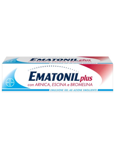 Ematonil Plus Emulgel Crema per Ematomi Lividi e Contusioni con Arnica per Adulti e Bambini, Tubo da 50ml