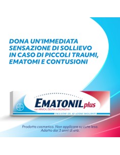 Ematonil Plus Emulgel Crema per Ematomi Lividi e Contusioni con Arnica per Adulti e Bambini, Tubo da 50ml 2
