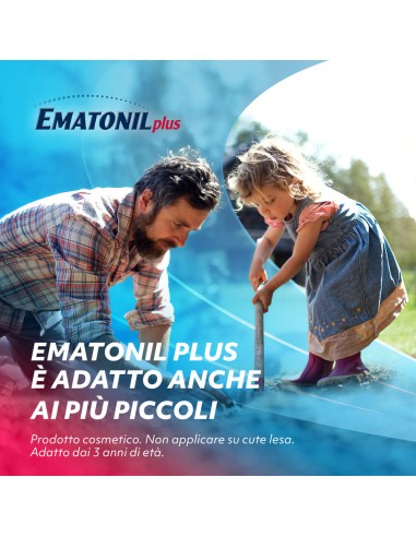Ematonil Plus Emulgel Crema per Ematomi Lividi e Contusioni con Arnica per Adulti e Bambini, Tubo da 50ml