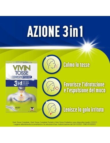 VIVIN TOSSE COMPLETE POCKET 14 STICK PACK DA 10 ML