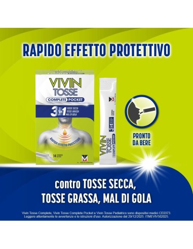VIVIN TOSSE COMPLETE POCKET 14 STICK PACK DA 10 ML