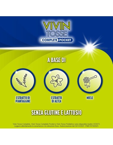 VIVIN TOSSE COMPLETE POCKET 14 STICK PACK DA 10 ML